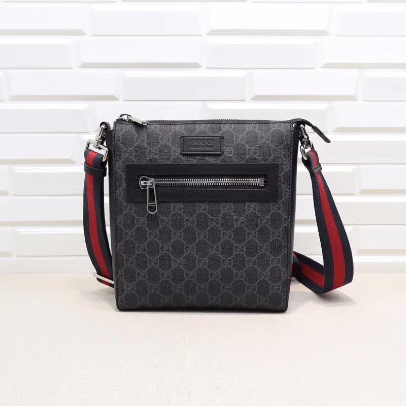 Gucci Messenger Handbag 523599PVC black